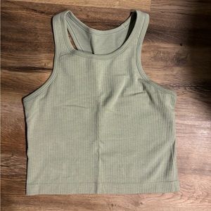 Lululemon Ebb to Street Cropped Racerback Tank